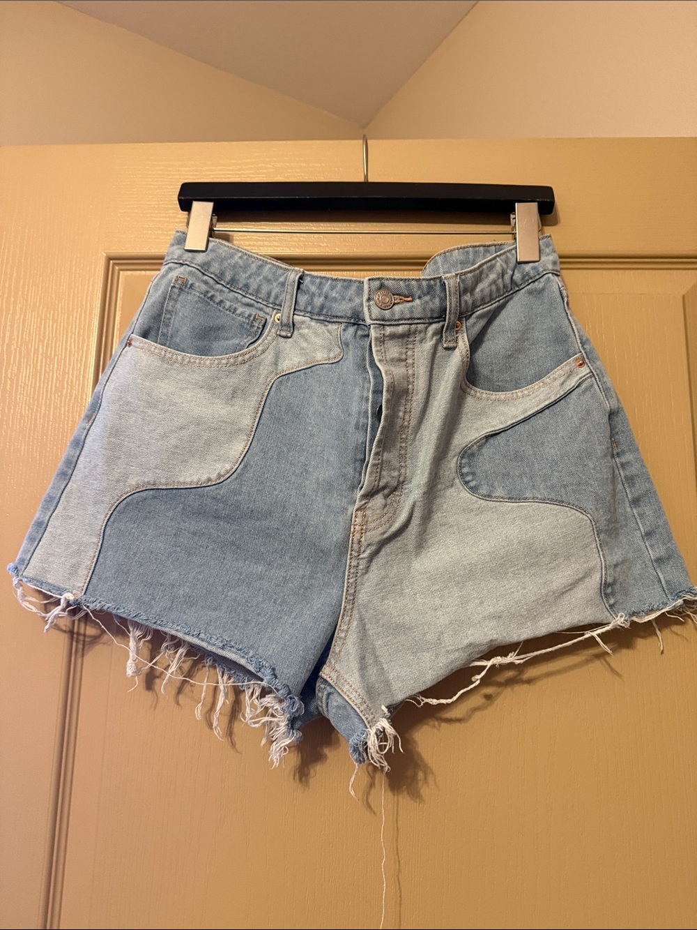 High Rise Denim Cut offs